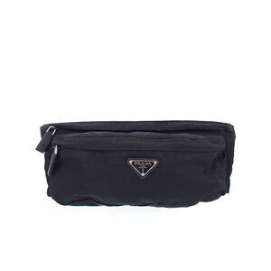 Prada belt bag black waist Body Bum Crossbody Bag Black